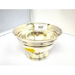 SILVER DISH H: 2.5" W: 3.5 OZT