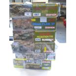 6 BOXED DRAGON MODEL KITS