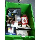 BOX OF ASSORTED MODELS, FIGURES AND ACCESSORIES