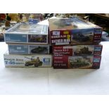 6 BOXED TRUMPETER MODEL KITS