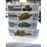 4 BOXED TAMIYA MODEL KITS