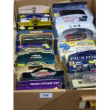 18 ASSORTED BOXED VEHICLES INCLUDING INSPECTOR MORSE, CORGI ATLANTIC PARK BUS, LLEDO, MATCHBOX,