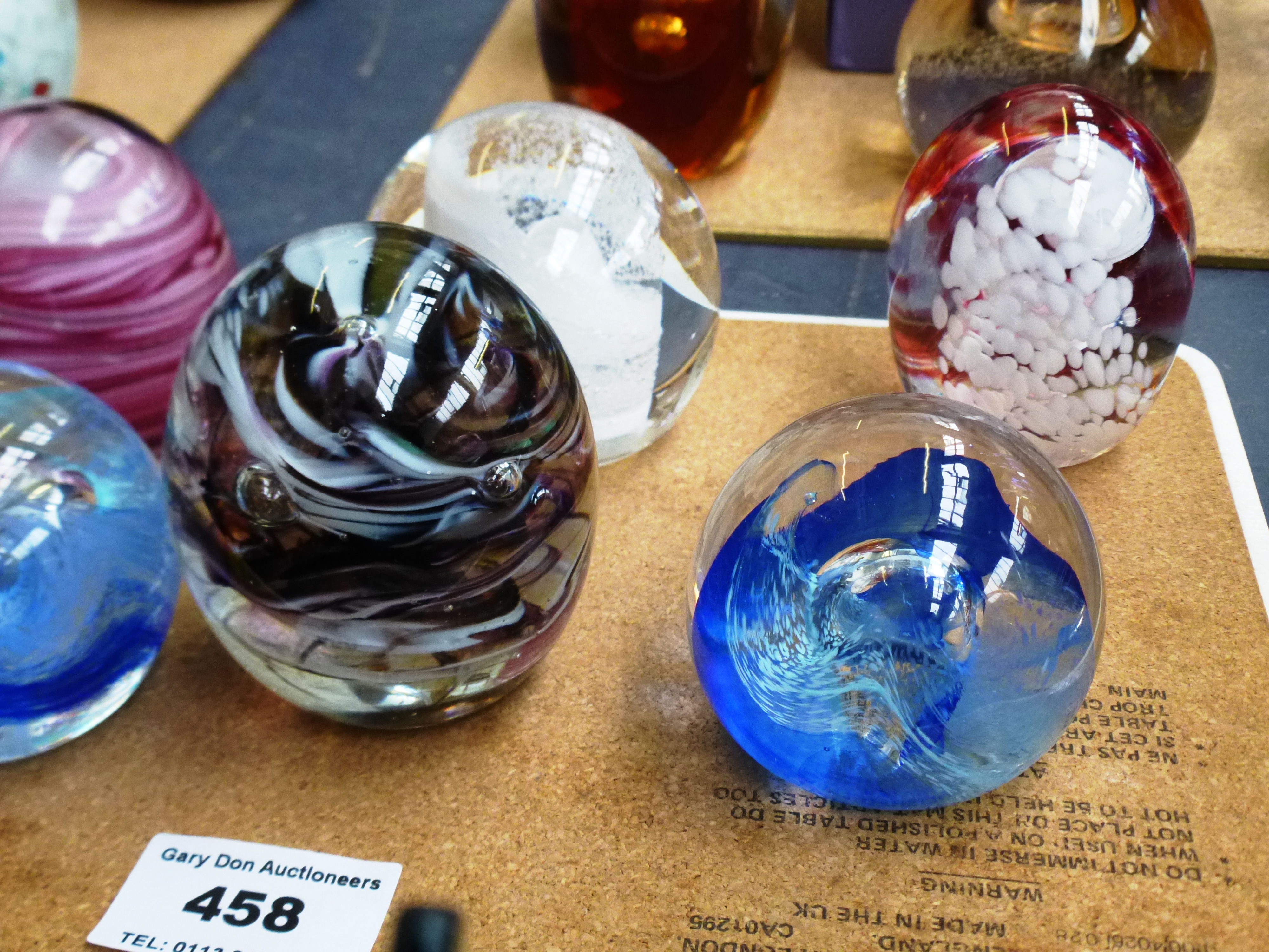 6 GLASS PAPERWEIGHTS INCLUDING CAITHNESS AND KERRY GLASS - Image 2 of 7