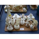 QUANTITY OF ASSORTED CRESTED WARE INCLUDING CLIFTON, ARCADIAN, FLORENTINE ETC