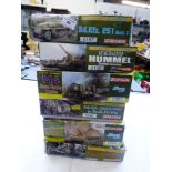 6 BOXED DRAGON MODEL KITS