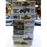 8 BOXED TAMIYA MODEL KITS