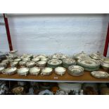 APPROX 80 PIECE COPELAND SPODE CHINESE ROSE DINNER SERVICE