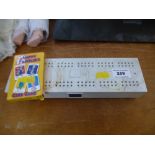 SILK CUT CRIBBAGE SET AND HAPPY FAMILIES GAME