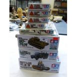 8 BOXED TAMIYA MODEL KITS