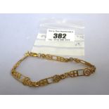 9K GOLD BRACELET W: 5G