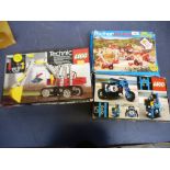 2 LEGO TECHNIC SETS AND A FISCHER TECHNIK SET