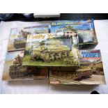 5 BOXED DRAGON MODEL KITS