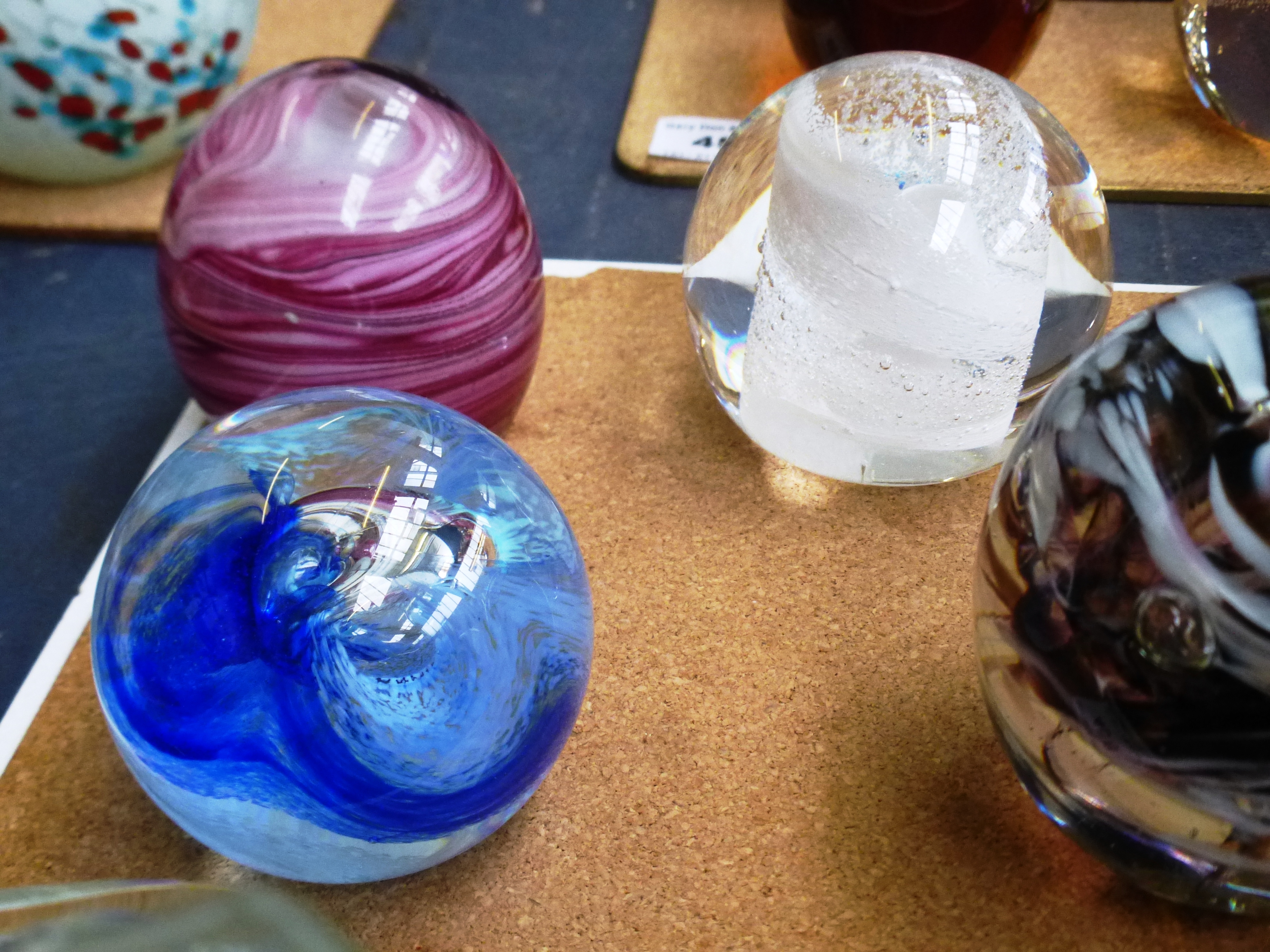 6 GLASS PAPERWEIGHTS INCLUDING CAITHNESS AND KERRY GLASS - Image 3 of 7