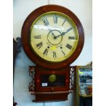 A.B. RIMMINGTON MARKET HARBORO WALL CLOCK 28" X 17" X 5"