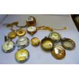 BOX OF ASSORTED POCKET WATCHES AND CASES