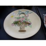 CLARICE CLIFF PLATE D: 13.25"