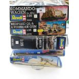 5 BOXED REVELL MODEL KITS