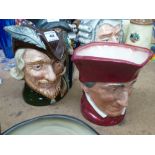 2 ROYAL DOULTON CHARACTER JUGS INCLUDING ROBIN HOOD D.6527