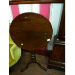 TILT TOP SIDE TABLE