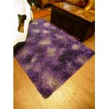 PURPLE RUG 77" X 54"