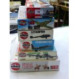 6 BOXED AIRFIX MODEL KITS