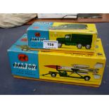 2 BOXED CORGI MAJOR VEHICLES - 1109 BRISTOL BLOODHOUND GUIDED MISSILE ON LOADING TROLLEY AND 1118