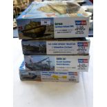 4 BOXED HOBBY BOSS MODEL KITS