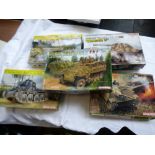 5 BOXED DRAGON MODEL KITS