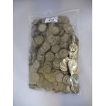 BAG OF ASSORTED SHILLINGS