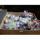 BOX OF ASSORTED MCDONALDS AND OTHER TOYS