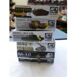 6 BOXED AFV CLUB MODEL KITS