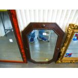 WOODEN FRAME MIRROR 27" XX 18"