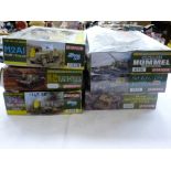 6 BOXED DRAGON MODEL KITS