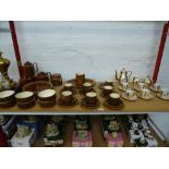 38 PIECE HORNSEA TEA AND DINENR SERVICE AND 15 PIECE CZECHOSLOVAKIA