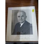 SIGNED PHOTOGRAPH OF HARRY TRUMAN DATED 1/20/49