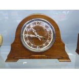 ENFIELD 2 HOLE MANTLE CLOCK 8.5" X 10.25" X 5"