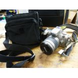 NIKON F55 CAMERA AND BAG