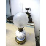 OIL LAMP H: 19.5"
