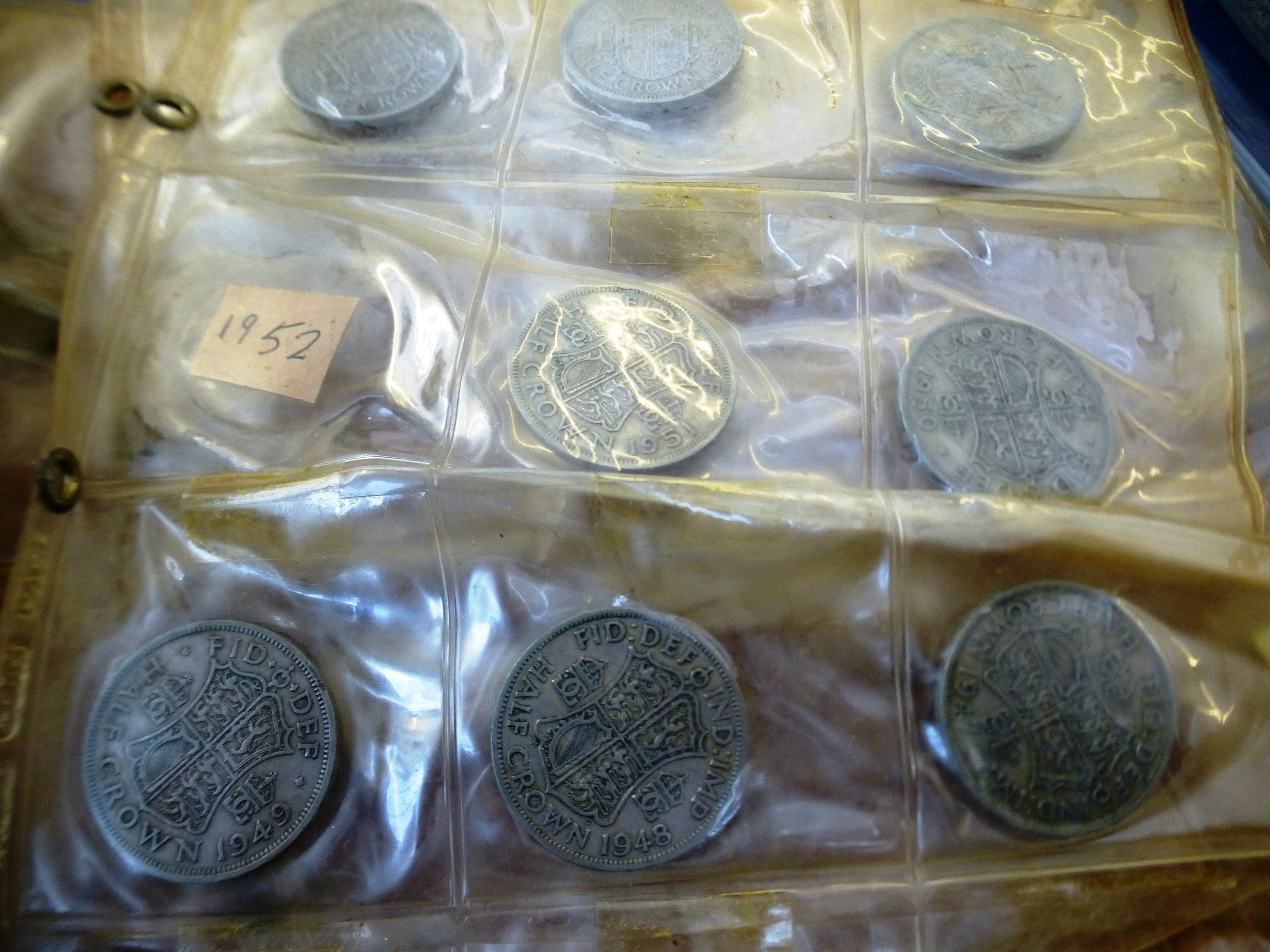 WADE COIN ALBUM WITH ASSORTED UK COINS - Image 15 of 15