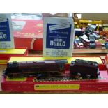 BOXED HORNBY DUBLO 2226 LOCOMOTIVE AND TENDER L.M.R.
