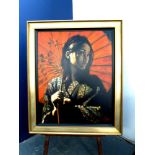 LARGE FABIAN PEREZ SIGNED LIMITED EDITION PRINT 'MICHIKO II' 19/200 39.5" X 31.5"