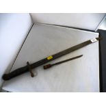 BRITISH BAYONET AND SMALL KNIFE