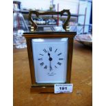 ST. JAMES LONDON CARRIAGE CLOCK 4.5" X 3" X 2.5"