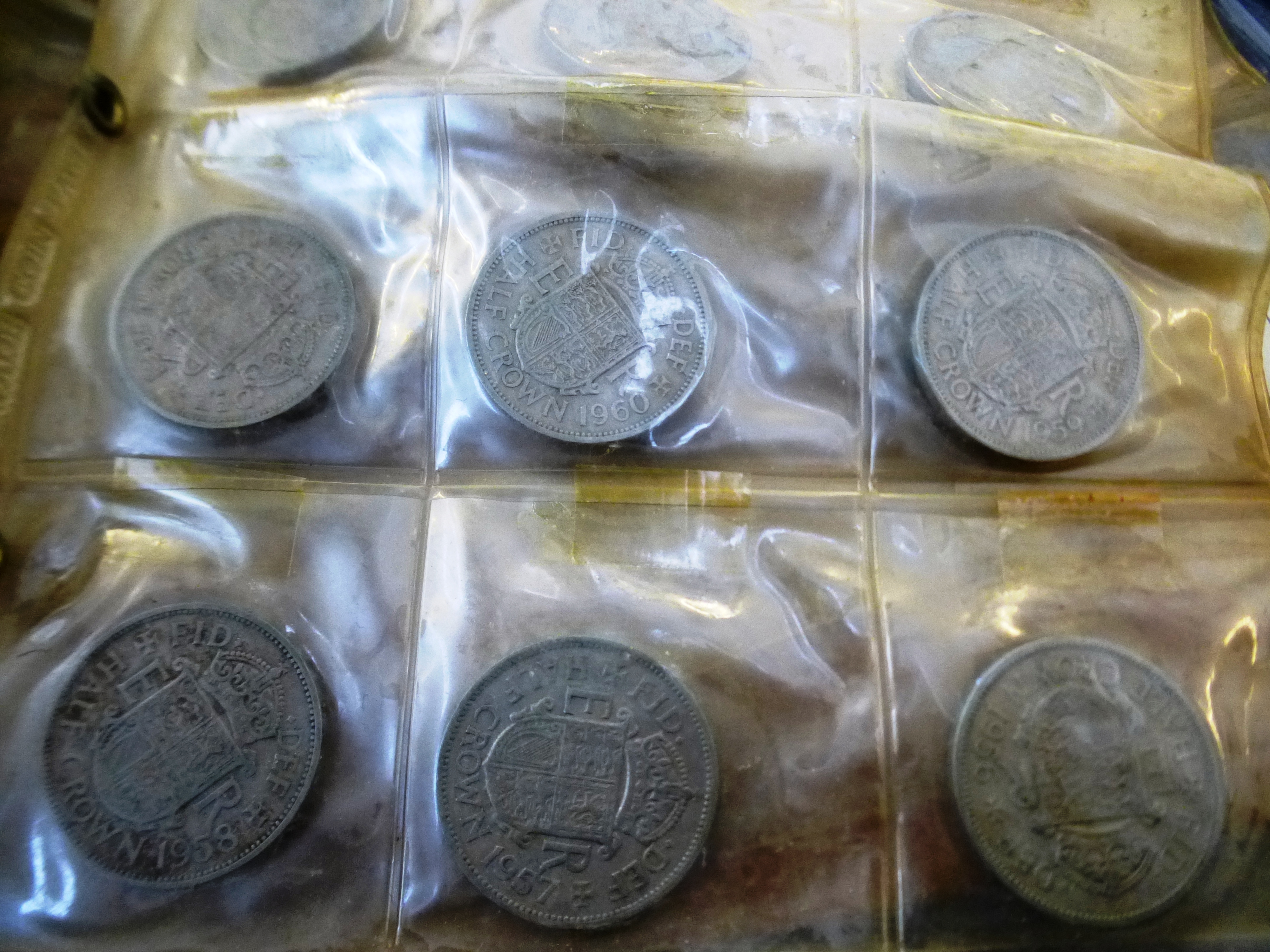 WADE COIN ALBUM WITH ASSORTED UK COINS - Image 14 of 15