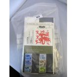20 SETS OF MINT STAMPS WITH FIRST DAY COVERS