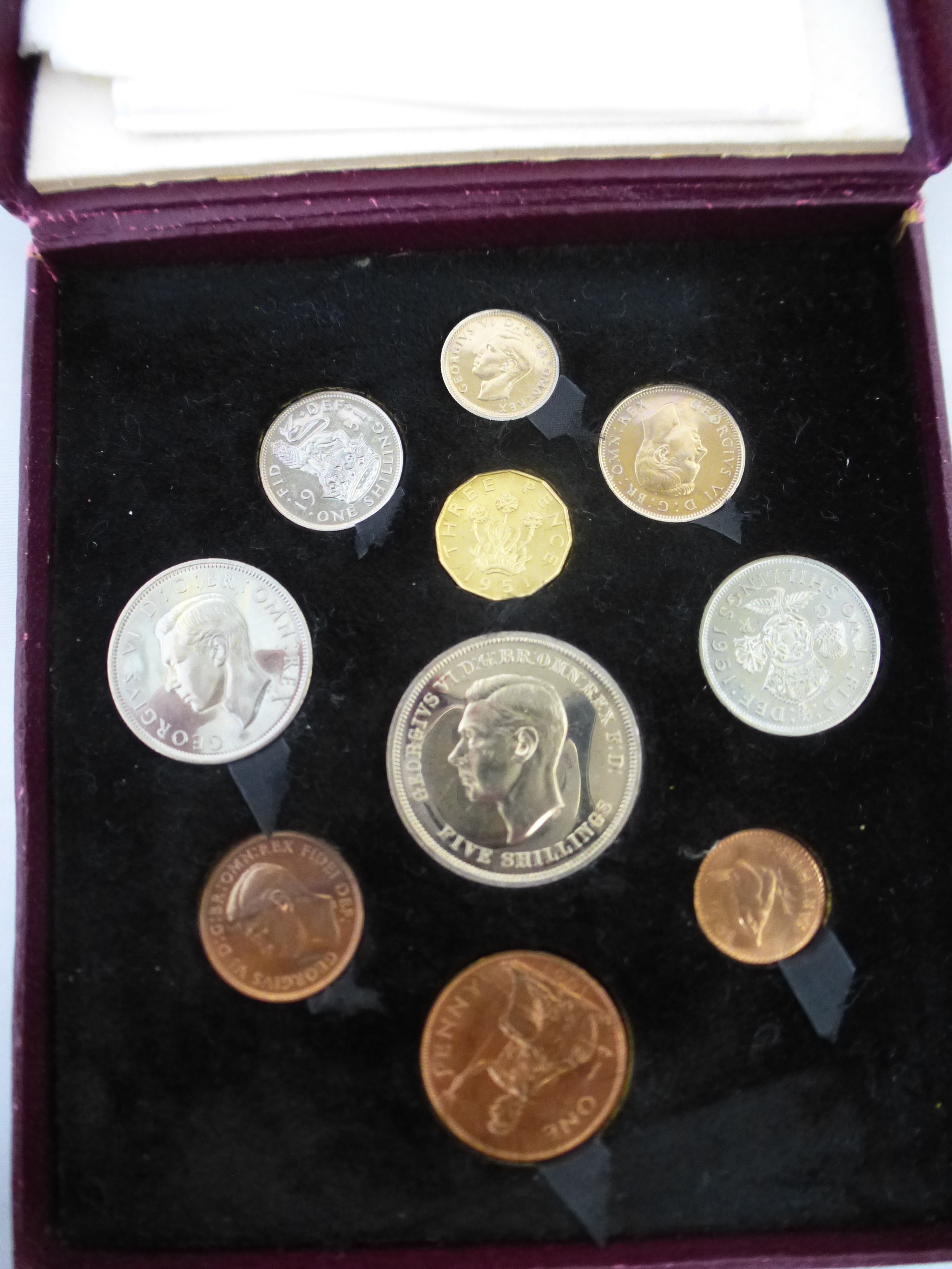 1951 FESTIVAL OF BRITAIN PROOF COIN SET - Image 2 of 12