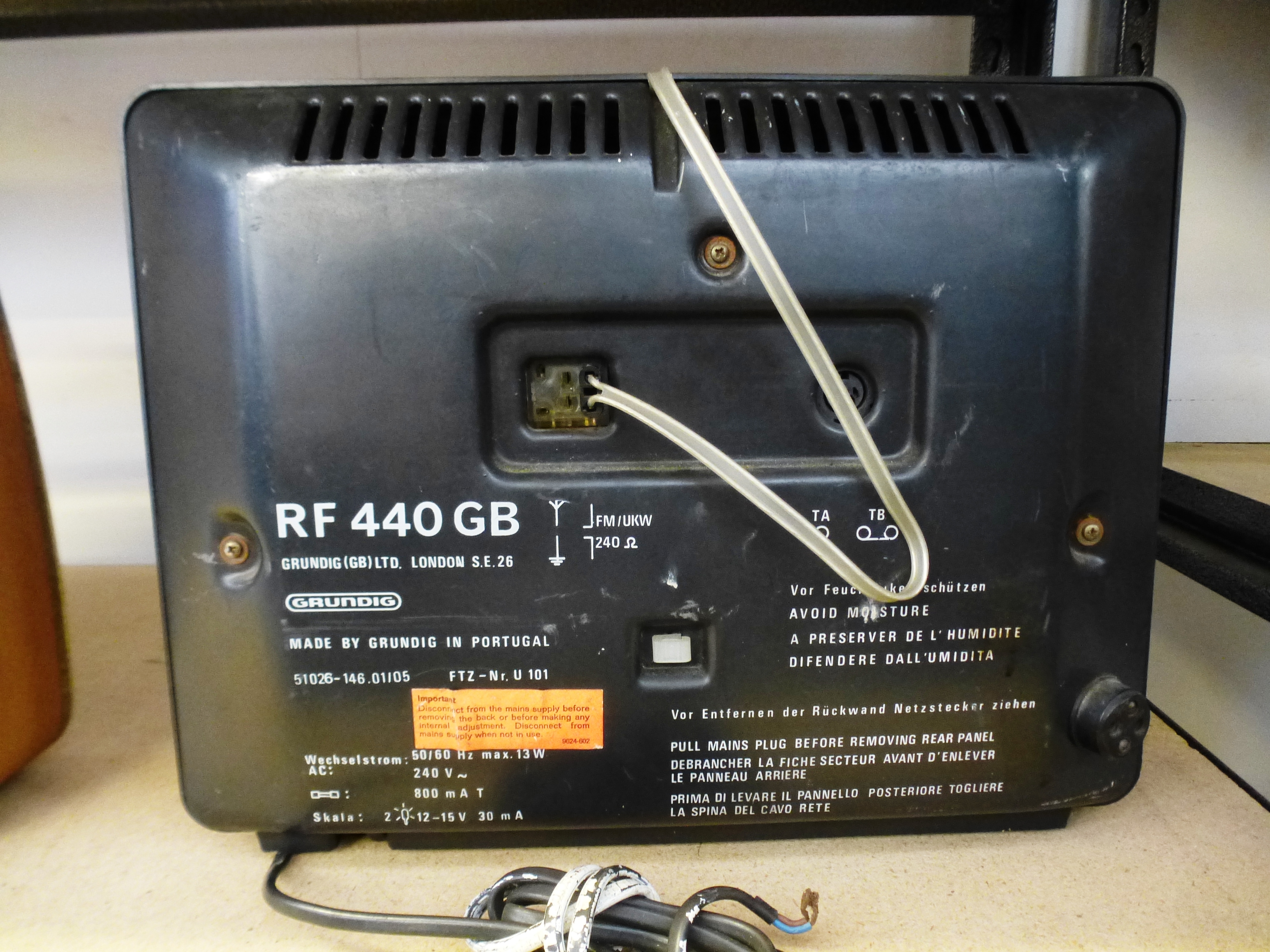 GRUNDIG RADIO RF 440 - Image 4 of 6