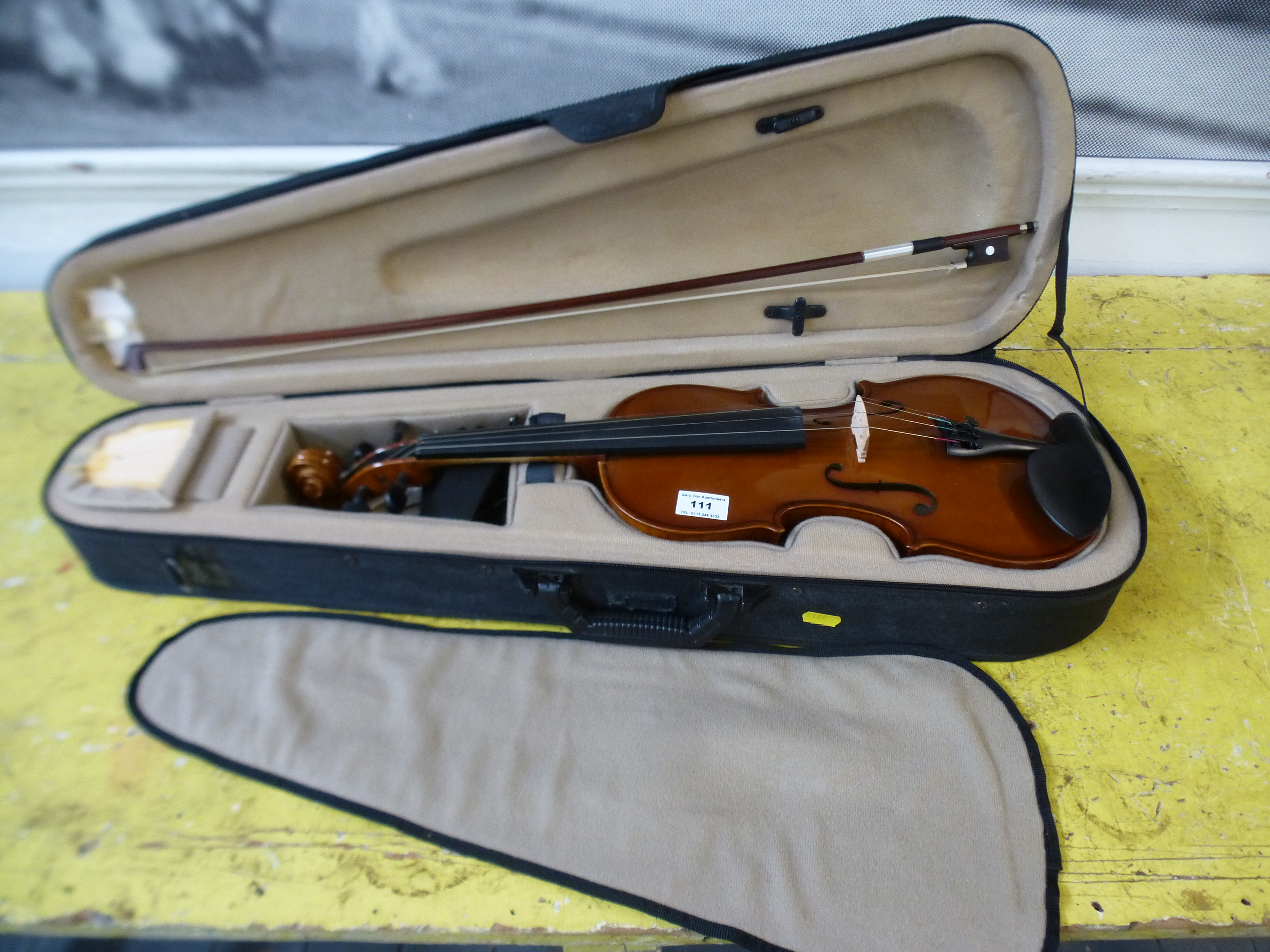 PALATINO VN-440 VIOLIN AND BOW IN CASE