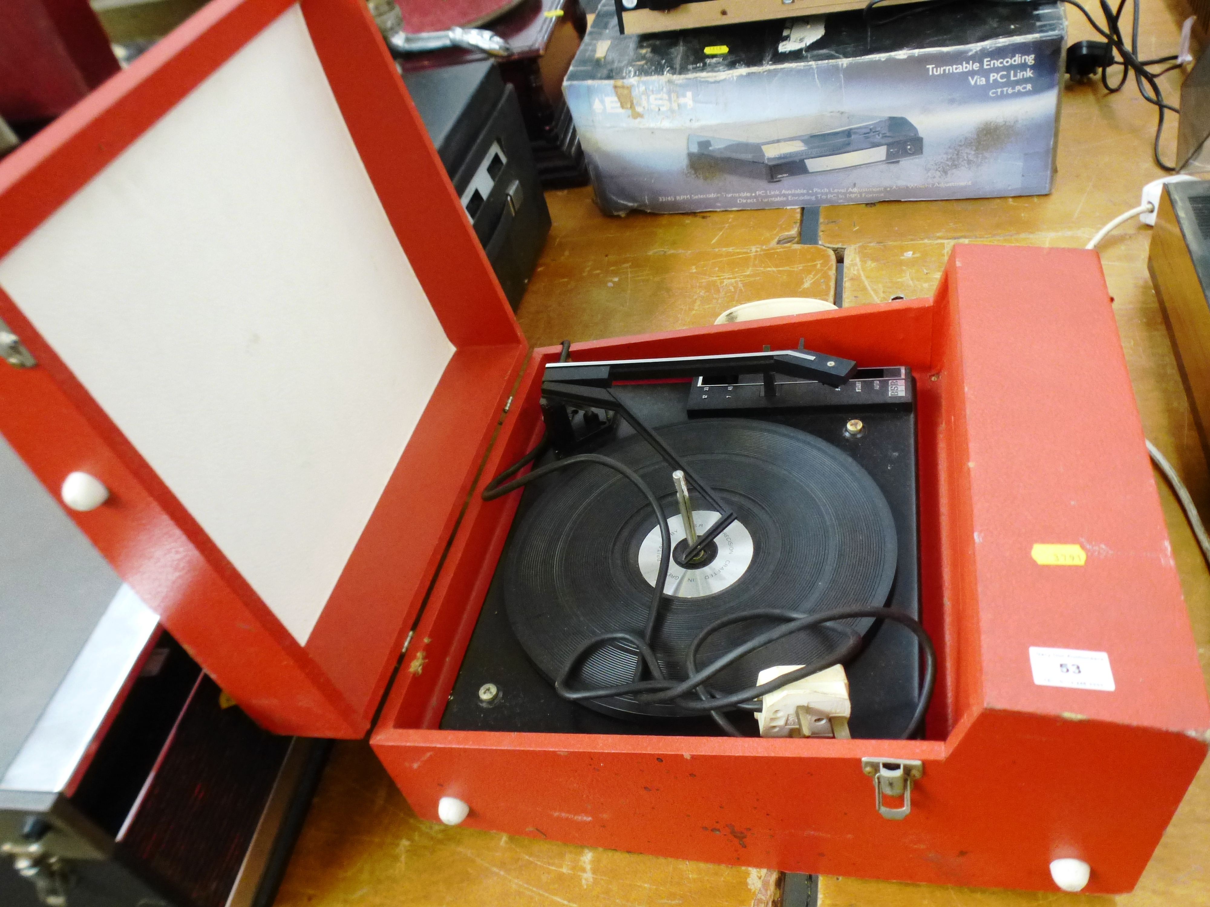 FIDELITY BSR RECORD PLAYER