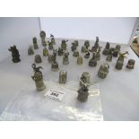 50 ASSORTED METAL THIMBLES